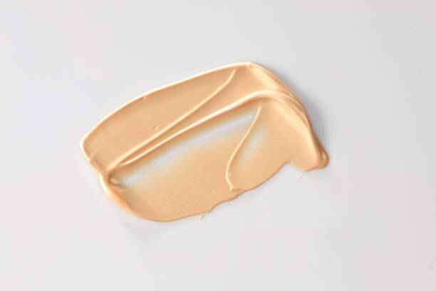 istock Shades Of Foundation On White Background. Makeup Product Texture. 1094735782