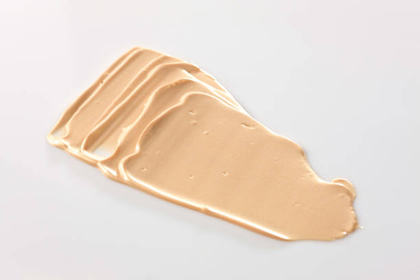 istock Shades Of Foundation On White Background. Makeup Product Texture. 1094735796