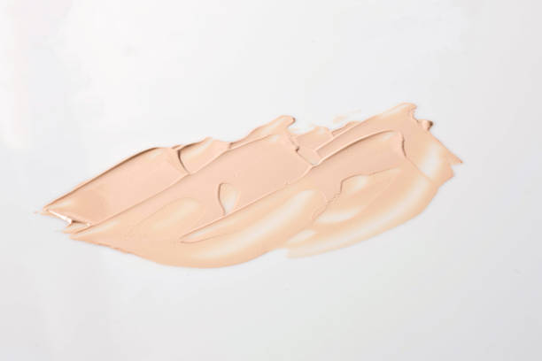 istock Shades Of Foundation On White Background. Makeup Product Texture. 1094735828