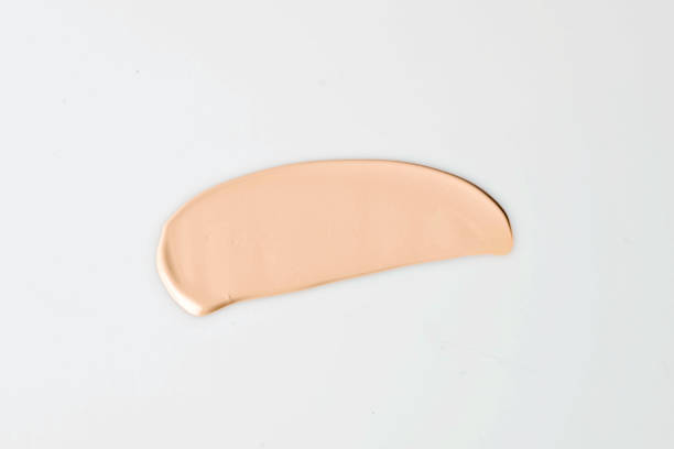 istock Shades Of Foundation On White Background. Makeup Product Texture. 1094735830