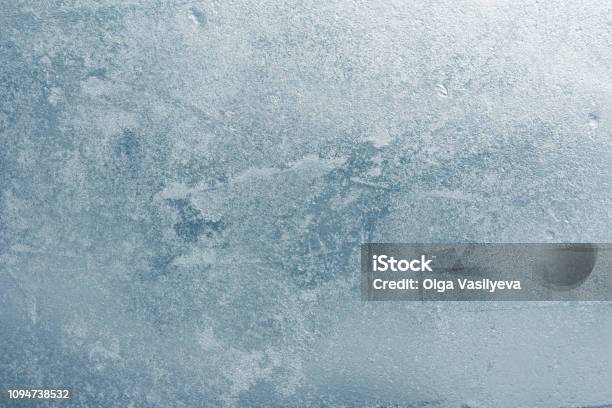 The Texture Of The Ice The Frozen Waterwinter Background Stock Photo - Download Image Now