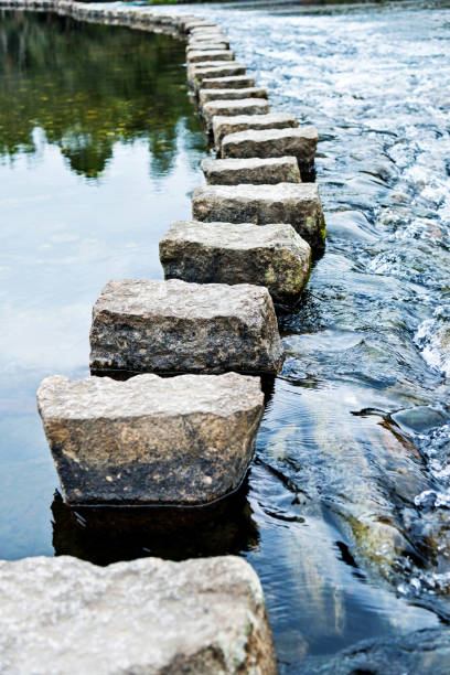 istock Stepping stones on the water 1094755340