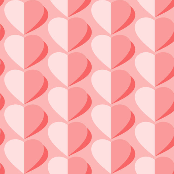 istock Valentine's day vector seamless pattern. Flying hearts and spirit of love ornament 1094758388