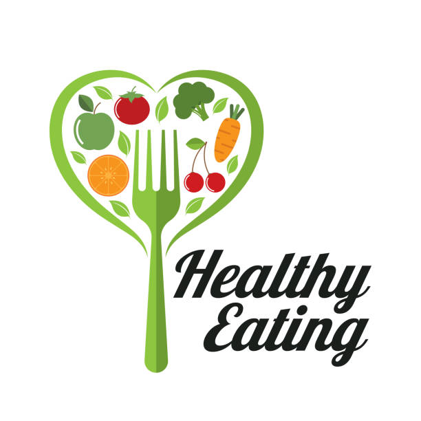 healthy eating. eps 10 vector file