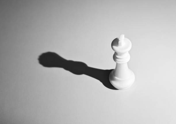 istock White chess king with the shadow of a queen 1094776418