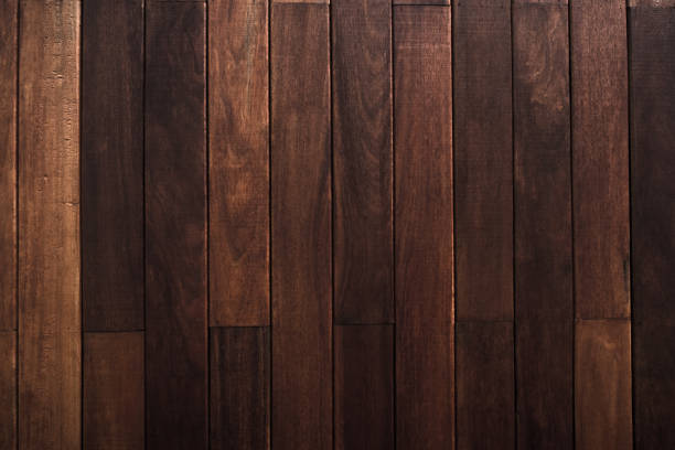 istock Wood table floor with natural pattern texture. Empty template  wood board can be used as background. 1094776914