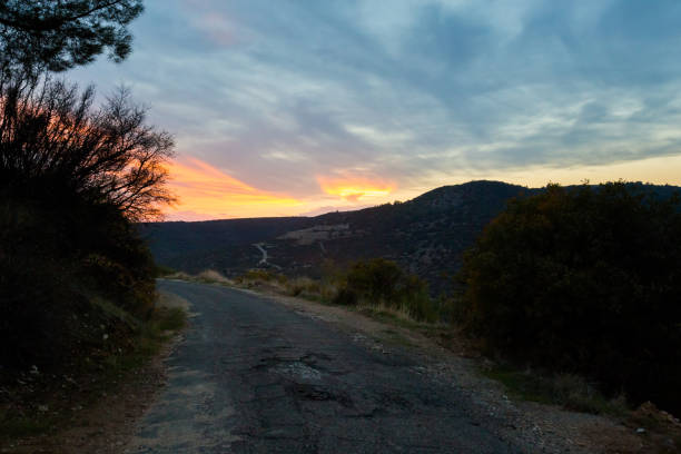 istock Troodos mountains on Cyprus island 1094793972