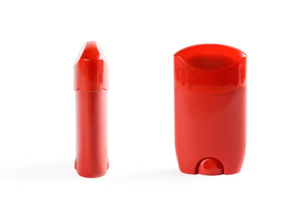 istock Red antiperspirant. Close up. Isolated on white background 1094801034