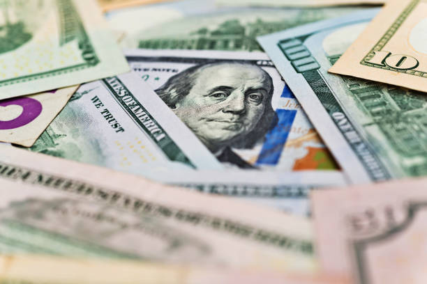 istock Background of american dollar bills 1094807044