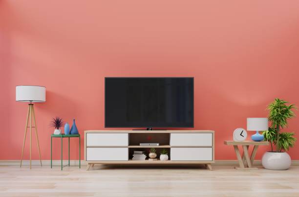 istock TV in modern room with decoration 1094810074