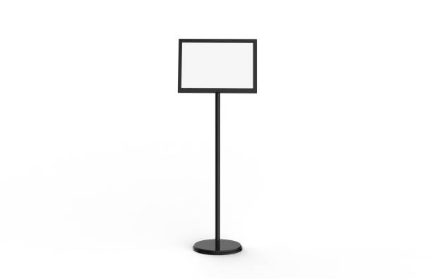 istock A3 Poster Stand Floor Display, Stands Snap Frame, Poster Board, Menu Holder, Advertisement Sign Stand On White Background, 3D Illustration 1094815484