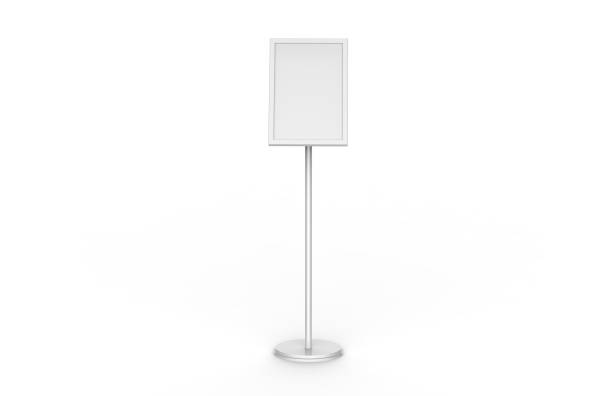 istock A3 Poster Stand Floor Display, Stands Snap Frame, Poster Board, Menu Holder, Advertisement Sign Stand On White Background, 3D Illustration 1094815592