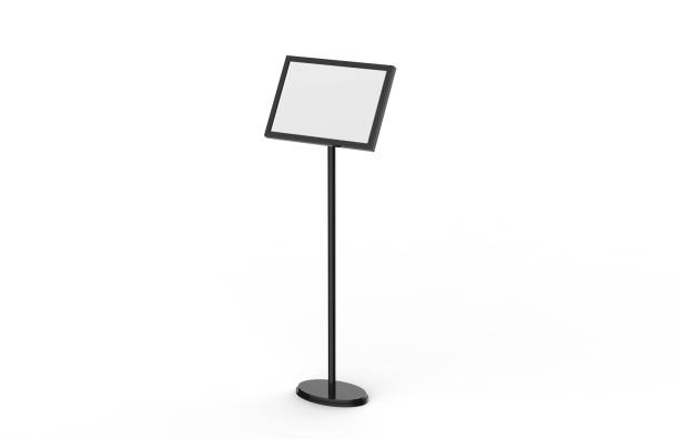 istock A3 Poster Stand Floor Display, Stands Snap Frame, Poster Board, Menu Holder, Advertisement Sign Stand On White Background, 3D Illustration 1094815610
