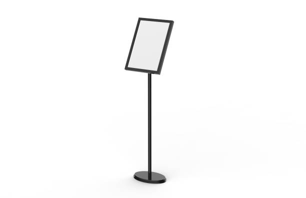 istock A3 Poster Stand Floor Display, Stands Snap Frame, Poster Board, Menu Holder, Advertisement Sign Stand On White Background, 3D Illustration 1094815634