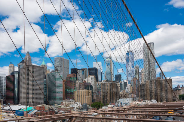 istock New York city seen from Brooklyn bridge 1094826660