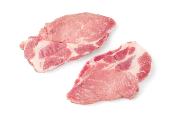 istock Fresh raw beef steak isolated on white background 1094829070