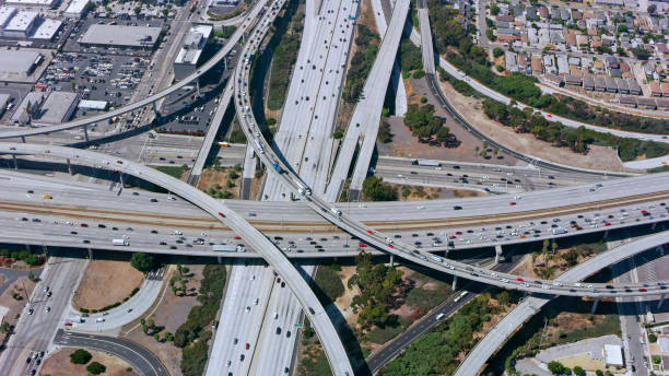 istock Aerial view of traffic on highway 1094831830