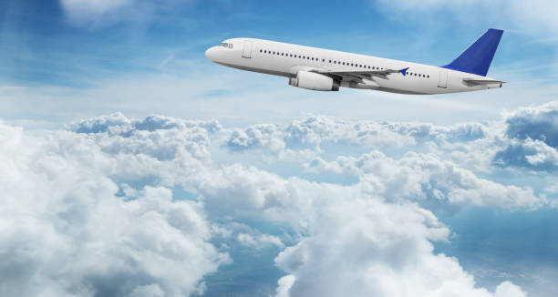 istock Commercial airplane jetliner flying above dramatic clouds. 1094840986