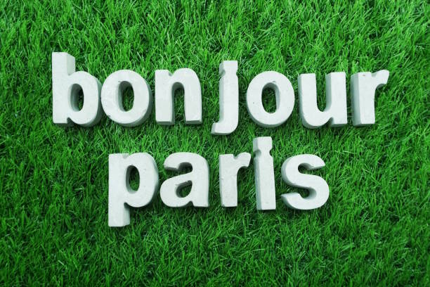 istock BonJour Paris made from concrete alphabet 1094843118