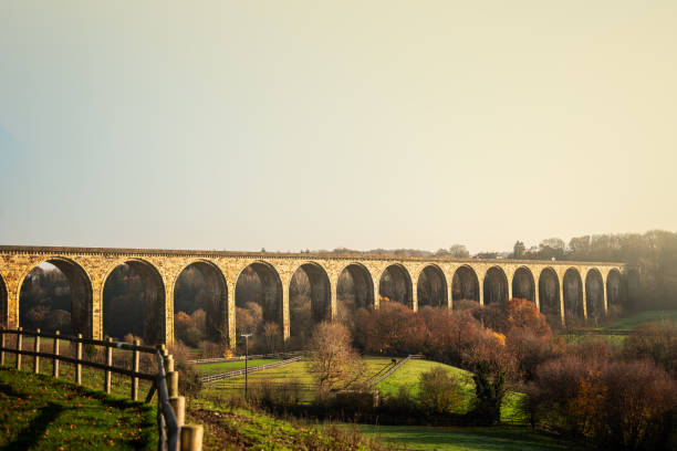 ty mawr country park, galles, regno unito - dee river river denbighshire wales foto e immagini stock