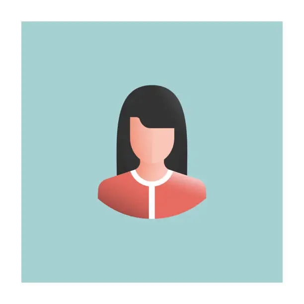 Vector illustration of Woman Avatar