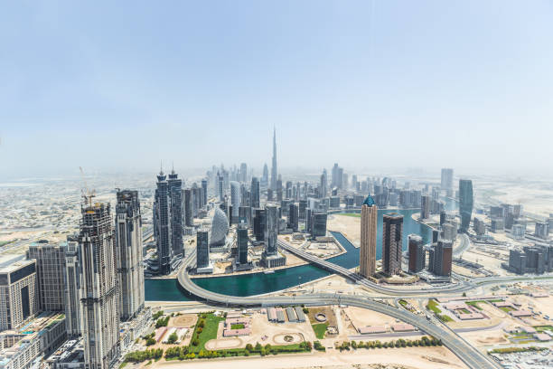 istock Aerial view of modern skyscrapers, Dubai, UAE. 1094849164
