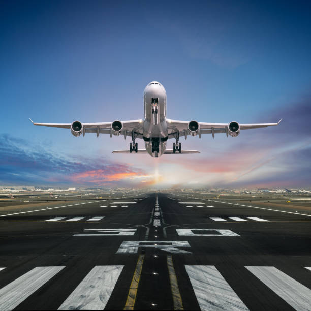 istock Airplane taking off from the airport. 1094849268
