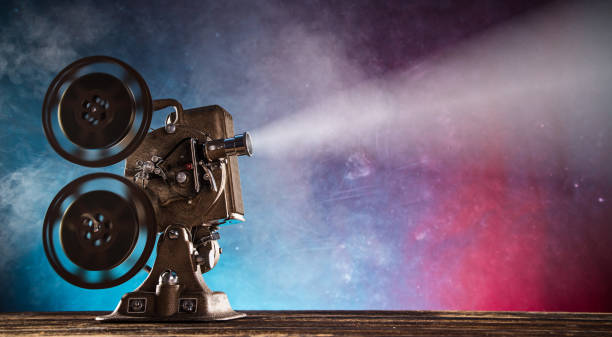 istock Old style movie projector, close-up. 1094850288