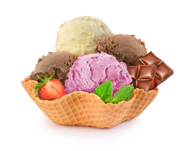 istock fruit-chocolate ice cream in a waffle basket 1094853158