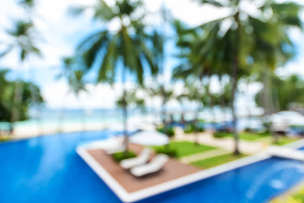 istock Tropical Resort Swimming Pool Blurred Astract Background 1094862596