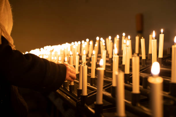 istock Praying in the church 1094863316