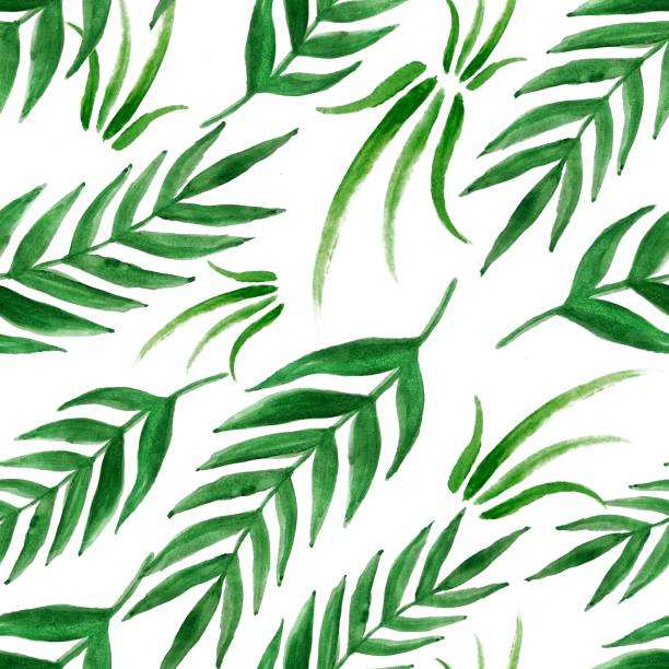istock Beautiful watercolor decoration made of green hand drawn leaves with copy space, frame for invitations, print 1094878932