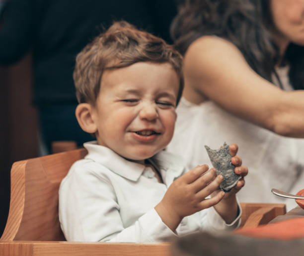 Family eating at a Mexican Restaurant