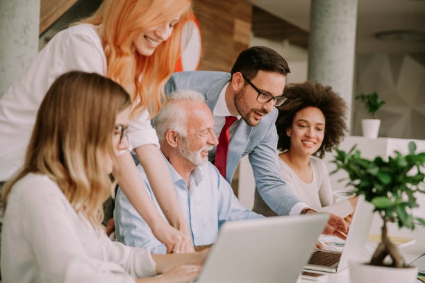 istock Businesspeople working in team 1094891400