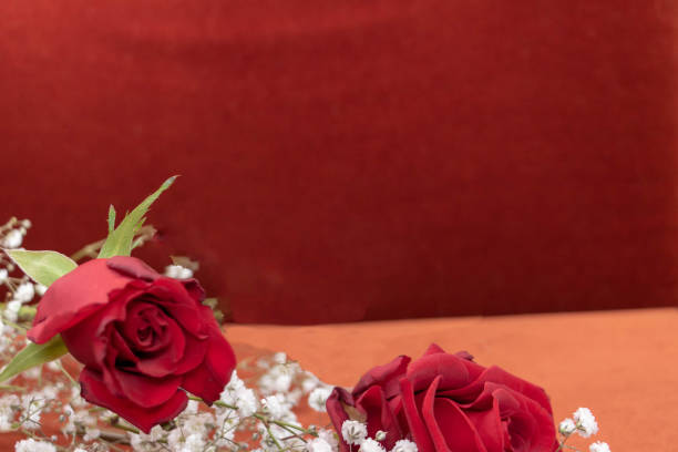 istock Red and floral for romantic event 1094905258