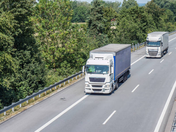 istock Truck traffic on the highway 1094905940