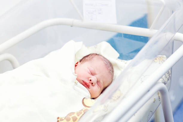 istock Newborn at the maternity ward 1094909412