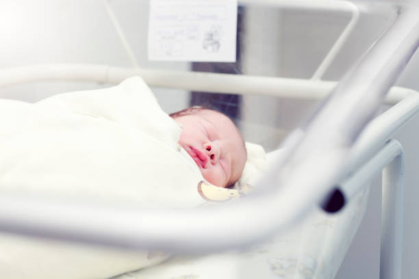 istock Newborn at the maternity ward 1094919188