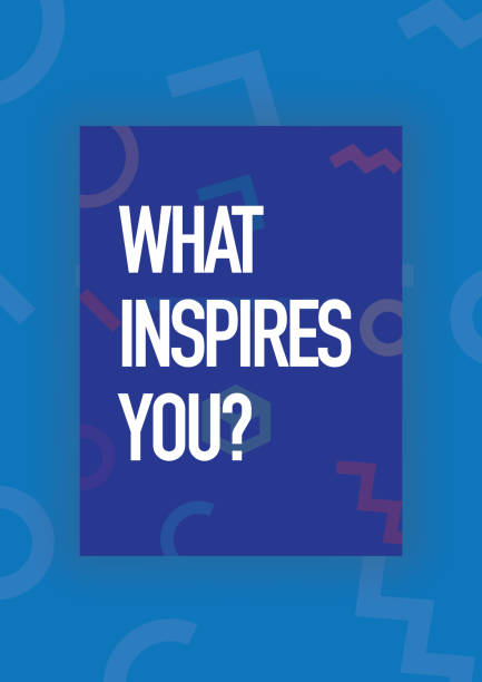 istock What Inpires You. Inspiring Creative Motivation Quote Poster Template. Vector Typography - Illustration 1094921578