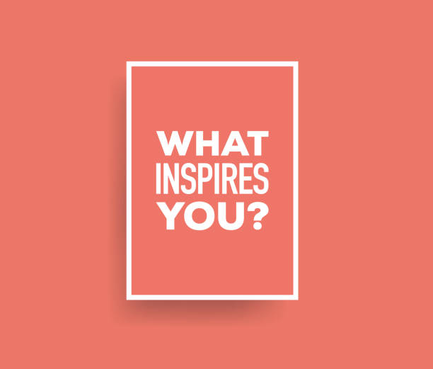 istock What Inpires You. Inspiring Creative Motivation Quote Poster Template. Vector Typography - Illustration 1094922108