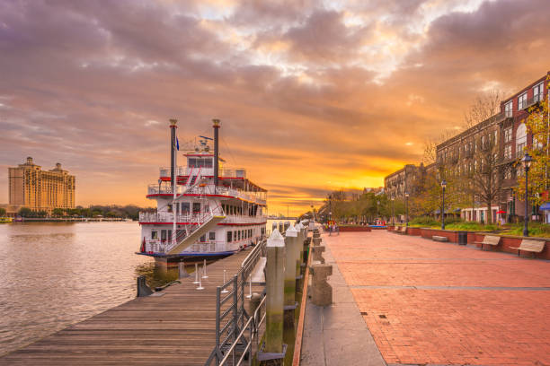 istock Savannah, Georgia, USA on the River 1094924956