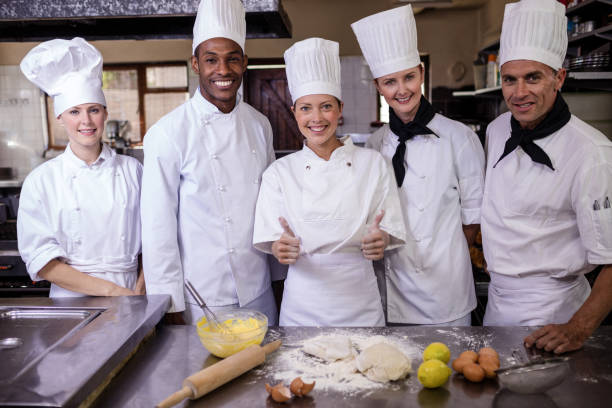 istock Female chef preparing food in kitchen 1094925030