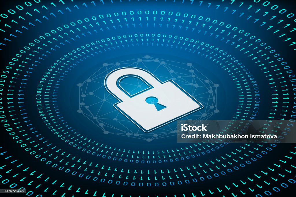 Cyber Security Abstract Image Cyber Security Concept With Abstract Technology Backgrounds Stock ...