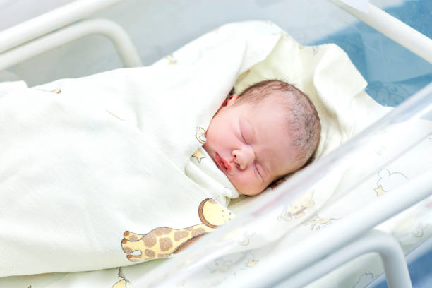 istock Newborn at the maternity ward 1094934072
