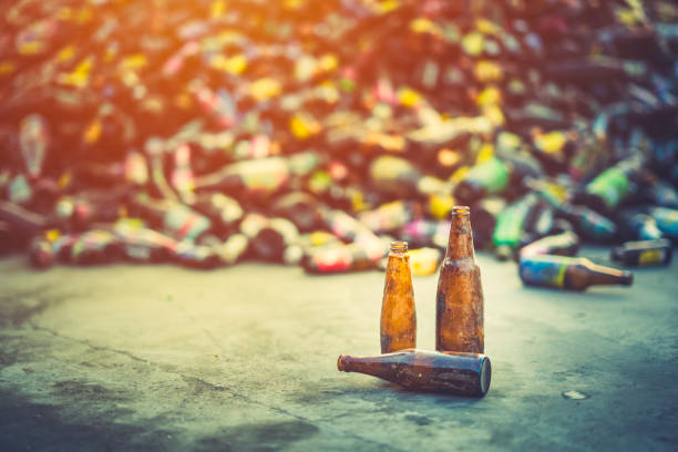 istock Glass bottle pile for recycle industry 1094951662