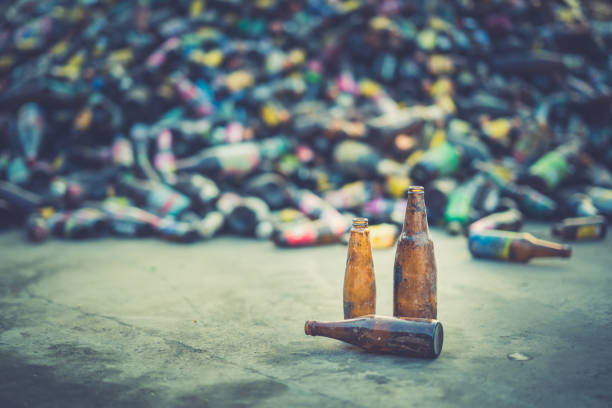 istock Glass bottle pile for recycle industry 1094951780