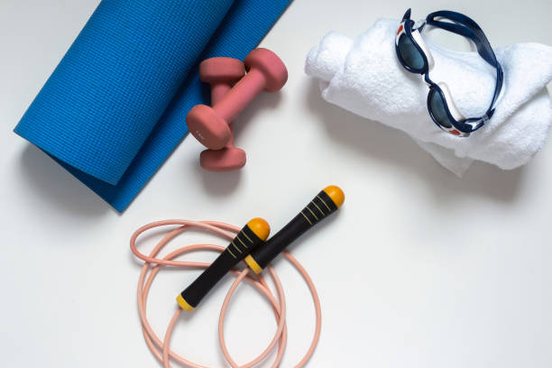 istock sports equipment on white background 1094952484