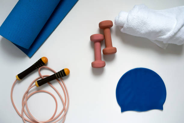 istock sports equipment on white background 1094954700