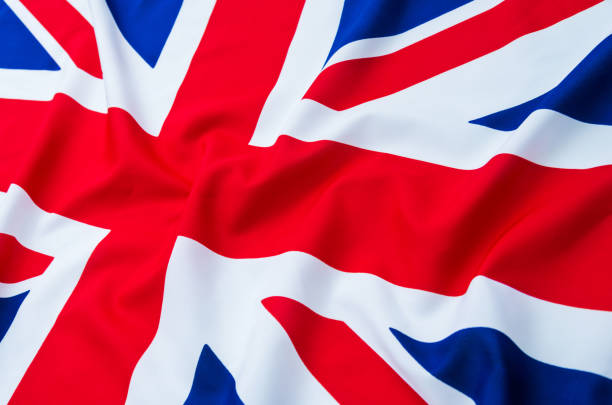 close up of british flag - british flag freedom photography english flag imagens e fotografias de stock