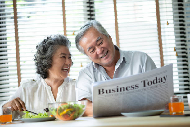istock Senior couple talking together. 1094962150